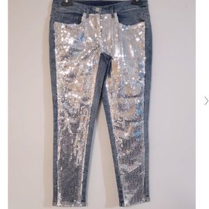 VENUS SEQUINED LEG JEANS